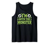 I'm with The Monster Costume di Halloween papà Mamma Gruppo Canotta