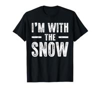 I'm with The Snow Couples Matching Easy Halloween Costume Maglietta