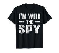 I'm with The Spy Couples Matching Easy Halloween Costume Maglietta