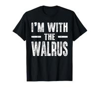 I'm with The Walrus Couples Matching Easy Halloween Costume Maglietta