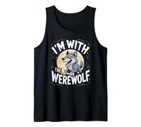 I'm with The Werewolf Halloween Costume papà Mamma Gruppo Canotta