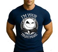 I'm Your Nightmare Jack Skellington Before - Maglietta natalizia da uomo, blu navy, 3XL