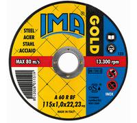 IMA Disco extra sottile da taglio per Ferro centro piano serie Gold 115x1,0x22,2