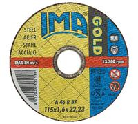 9800 Q.TA' 50 IMA DISCO P/FERRO GOLD PIANO D 115X1,6 MM