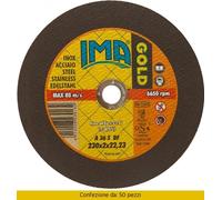 Ima Disco Per Inox Gold Piano ø 230x2x22 Pezzi 50 2302022I2TM