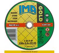 Ima Disco Per Marmo Gold ø 230x2x22 Pezzi 50 2302022M2TM