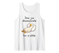 Ima Jus Disassociate for a While Funny Goose Meme Nap Sleepy Canotta