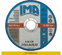 Ima Minidisco Ferro Cf.5Pz Piano ø 115x1,6x22 Confezioni 10 KIT11516F