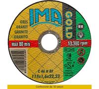 Ima Minidisco per Ceram. Gold Piano 115x1,6x22 Pezzi 50 1151622G2TM