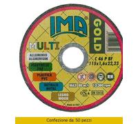 Ima Minidisco Univer. Gold Piano ø 115x1,6x22 Pezzi 50 1151622U2TM