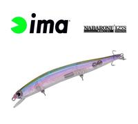 Ima Nabarone 125S, Sinking Pesca , Hard Bait , Mare Spigola, Azzurro, barracuda