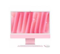 Apple iMac Computer desktop all-in-one: Chip M4, CPU 10-core e GPU 10-core: display Retina 24'', 24GB di memoria unificata, 512GB di archiviazione SSD, con accessori. Per iPhone/iPad; Rosa