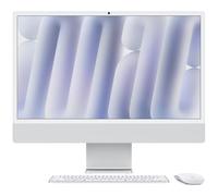 iMac da 24 pollici con display Retina 4,5K: chip Apple M4 con CPU a 10 core e GPU a 10 core, SSD da 16 GB, 256 GB - Argento