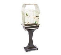 Imac Gabbia per Uccelli Agata Delux con Supporto Oro/Marrone