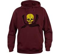 iMage Felpa Cappuccio Unisex FANTAMAN ATLANTIDE Cartoni Anni 80 - Anime E Videogames XS-Bordeaux