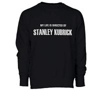 iMage Felpa Girocollo La Mia Vita È Diretta da Kubrick Regia Nera - M Unisex