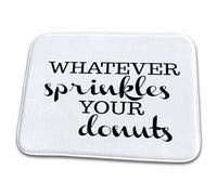 Image Of Whatever Sprinkles Your Donuts Quote Gabriella-Quote Tappeto Entrata Asciugatura Rapida Zerbino Ingresso Confortevole Tappeto Da Bagno Per Corridoio Interno Vasca 40X60 Cm