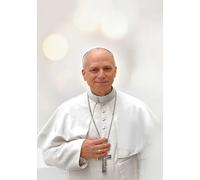 Image prière du pape Léon XIV: 10 Images souples avec prière au dos