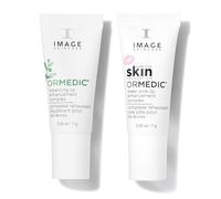 IMAGE Skincare, Ormedic - Set per il miglioramento delle labbra bilanciamento del pH, idratazione profonda, per labbra piene, rosa trasparente e trasparente, (2)