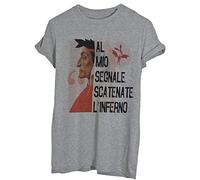 iMage T-Shirt al Mio Segnale Scatenate L'Inferno-Divertenti - Donna-S-Grigia