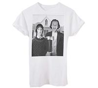 iMage T-Shirt American Gothic Dipinto Overlook Hotel Mash Up Bianca - XXL Uomo