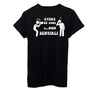iMage T-Shirt Avere 65 Anni E Non Sentirli Compleanno Cerca Il Tuo Anno - Eventi - Uomo-L-Nera