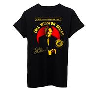 iMage T-Shirt Call Mr Wolf Solve Problems - Famosi Nera - L Uomo