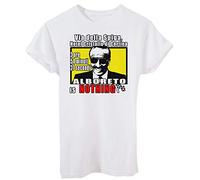 iMage T-Shirt Dogui Cumenda Alboreto Is Nothing - Famosi - Uomo-S-Bianca