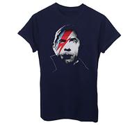 iMage T-Shirt Dracula Bela Lugosi Fulmine Film Muto-Cinema - Uomo-M Blu Notte