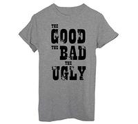 iMage T-Shirt Il Buono Western Clint - Donna-XL-Grigia