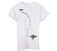 iMage T-Shirt La Mosca Il Volo Splat - Divertenti