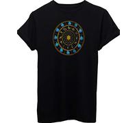 iMage T-Shirt La Torre Dell'Orologio Cavalieri d'oro - Uomo-S-Nera