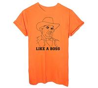 iMage T-Shirt Like A Boss Hazzard - Serie TV - Uomo-XXL - Arancione