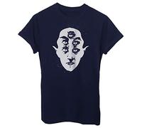 iMage T-Shirt Nosferatu Conte Orlok Vampiro Visual Art-Cinema - Uomo-L Blu Notte