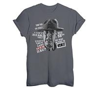 iMage T-Shirt Sergente Hartman Frasi - Famosi Grigio Scuro - L Uomo