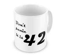 iMage Tazza Mug 42 il significato della vita Guida GALATTICA Bianca