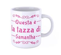 iMage Tazza Mug con nome Samantha Questa è la tazza di Samantha - regalo divertente per ogni occasione