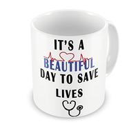 iMage Tazza Mug E' Una BELLISSIMA Giornata per Salvare Vite Bianca