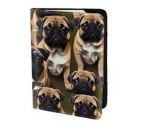 Imagen De Pug-Standard - Porta passaporto, accessorio da viaggio, per carte e passaporto, antifurto, dimensioni adatte a tutti i passaporti standard