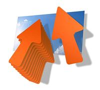 imaggge.com 12 frecce - Arancione - Adesivi di segnalazione e orientamento - interni ed esterni - Direzioni, percorsi falliti, indicazioni