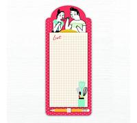 Imagicom 60 pagine Blocco note con piastra posteriore magnetica.11x26 Cm, tema Cooking, con matita. Per non perdere nessun promemoria a casa e in ufficio.