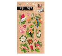 Imagicom Stickers Flowers con Glitter