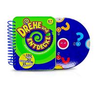 IMAGILAND Giri e scopri - Libro interattivo per bambini 6-7 anni | 120 domande, 30 fatti, 21 compiti | Promuove logica, concentrazione, curiosità | Perfetto per viaggiare | Tedesco