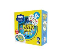 IMAGILAND Pikto Wort - Gioco di vocabolario e associazione a partire dai 5 anni | Gioco educativo per 2-4 giocatori | 52 carte rotonde | Perfetto per serate in famiglia e viaggi