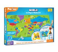 Imagimake Mapology - Puzzle con mappamondo con bandiere e capitali, per bambini dagli 8 anni in su