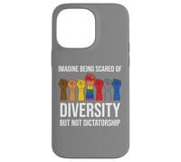 Imagine Being Scared Diversity But Not Dictatorship Resist Custodia per iPhone 14 Pro Max