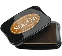 Imagine Crafts Stazon Solvent Ink Pad-Saddle Brown