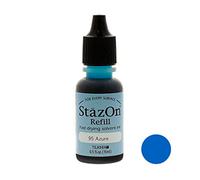 Imagine Crafts StazOn Solvent Ink Refill .5oz-Azure