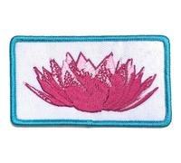 Imagine Dragons - Imagine Dragons Patch Lotus Flower Band Logo Ufficiale Embroidered Woven Iron On Size One Size