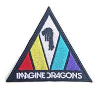 Imagine Dragons - Rock Off officially licensed products Imagine Dragons Patch Triangle Band Logo Nuovo Ufficiale Embroidered Woven Iron